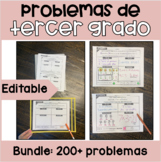 Problemas de Tercer Grado | Spanish Third Grade Word Probl