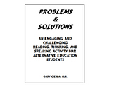 Problems & Solutions: Alternative Education Edition