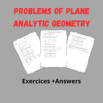 Preview of Problems of Plane analytic geometry.