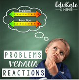 Problems vs. Reactions: Emotional Regulation Pack