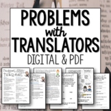 Problems with Translators for use with Google Translate an