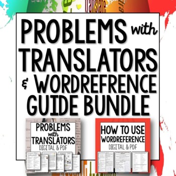 Preview of Problems with Online Translators and How to use WordReference Guide Bundle