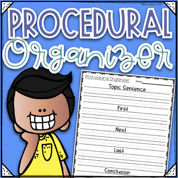 Preview of Procedural Writing~ Graphic Organizer