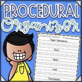 Procedural Writing~ Graphic Organizer