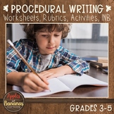 Procedural Writing - Writer's Workshop "How-to" Unit