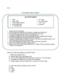 Procedural Text Passage/Recipe and questions