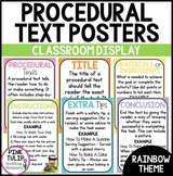 Procedural Text Posters - Classroom Decor