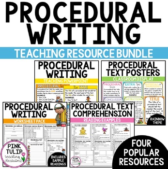 Preview of Procedural Text - Reading and Writing Bundle