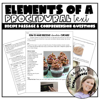Preview of Procedural Text | Structural Elements of Procedural Text | Comprehension