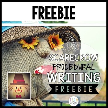 Preview of Procedural Text & Writing Freebie: Scarecrow Freebie
