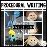 Procedural Writing Templates and Procedural Text Unit: Dis