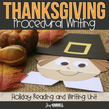 Preview of Procedural Writing Templates for Thanksgiving Crafts