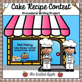 Preview of Procedural Writing {Cake Recipe Contest}