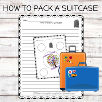 Download Writing Suitcase Worksheets Teaching Resources Tpt