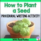 Procedural Writing Activity How to Plant a Seed - Grade 1 