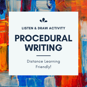 Preview of Procedural Writing Listen & Draw Activity
