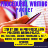 Procedural Writing Packet