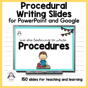 Preview of Procedural Writing PowerPoint | Procedure Writing | How-to Writing