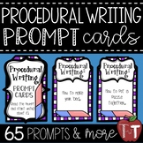 Procedural Writing Prompt Cards {Step Writing}