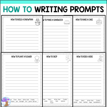 Procedural Writing Prompts - How To Writing (Print & Digital) | TPT