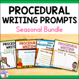 Procedural Writing Prompts - Fall & Winter Bundle