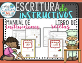 Escritura de instructivos - Recipe and How to Books Spanish