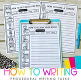 Procedural Writing - Writing How To Paragraphs with Transi