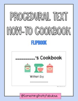 Preview of Procedural text- Cookbook