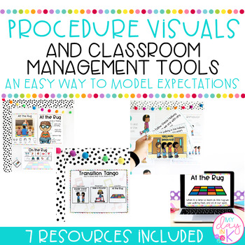 Preview of Procedure Visuals & Classroom Management Bundle | Management Tools