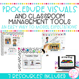 Procedure Visuals & Classroom Management Bundle | Manageme