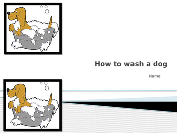 Preview of Procedure Writing Prompt - How to Wash a Dog