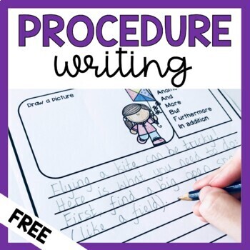 Preview of Free How To Writing Prompt | Procedure Writing Worksheet
