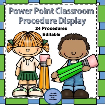 Preview of Back to School Procedures PowerPoint - Classroom Management Made Easy