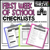 Procedures & Routines | What to Teach on the First Day of School