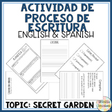 3rd Grade Spanish Writing Activity Actividad de Escritura 