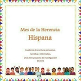 Proceso de Escritura Creativa Hispanic Heritage Month Recu