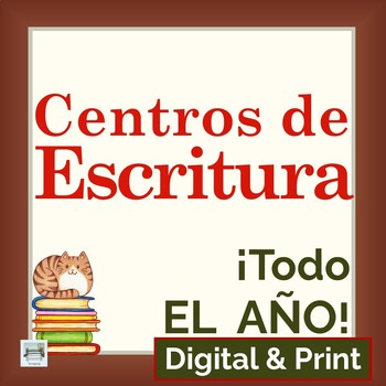 Preview of Writing Center in Spanish Centros de Escritura en Español Narrativa Informativ