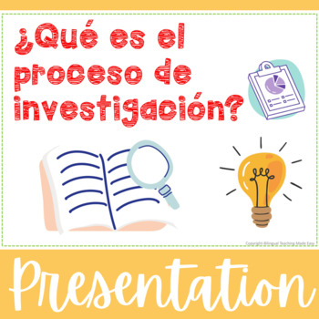 Preview of Proceso de investigación PowerPoint Spanish Presentation