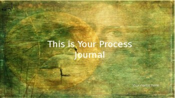 Preview of Process Journal - MYP Design - Save our planet project