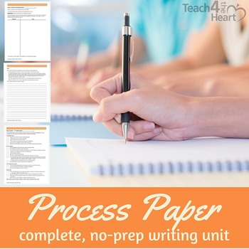 Preview of Process Paper / How-To Writing Unit for middle school (editable, scaffolded)