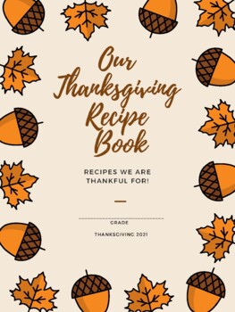 Preview of Process Writing: Thanksgiving Recipe Assignment (Whole Class)