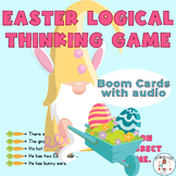 Process of Elimination Logical Reasoning Easter Boom Cards