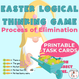 Process of Elimination Logical Reasoning Printable Task Ca