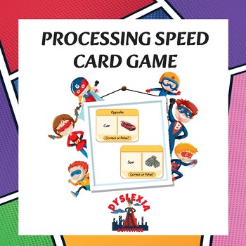 Preview of Processing Speed Card Game