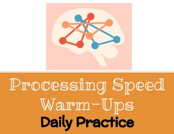 Preview of Processing Speed Warm-Ups