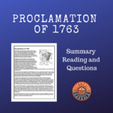 Proclamation of 1763: Reading and Questions
