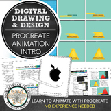 Procreate Animation, Digital Drawing Activity for Middle, 