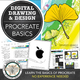 Digital Art Projects & Lessons w Procreate Drawing for Mid