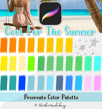 Preview of Procreate Palette | Apple iPad App | Cool For The Summer