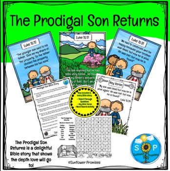 Preview of The Prodigal Son Bible Story